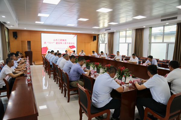 三箭集團召開慶?！鞍艘弧苯ㄜ姽?jié)退役軍人骨干座談會